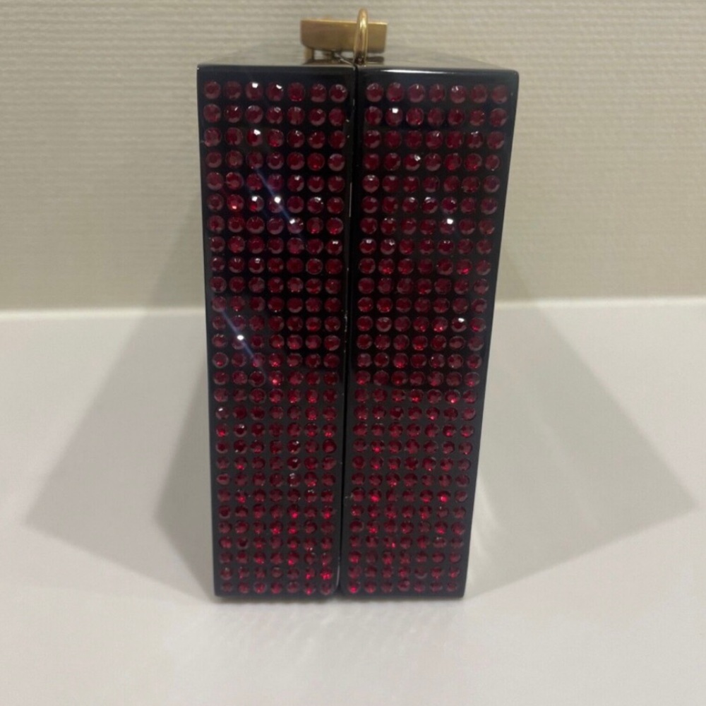 RARE NWT Unopened Kate Spade “Perfect Match” Matchbox Embellished Resin Clutch - Picture 7 of 12